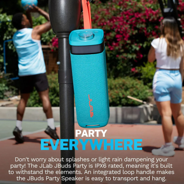 JLab  PORTABLE SPEAKER JBUDS PARTY SPEAKER CYAN