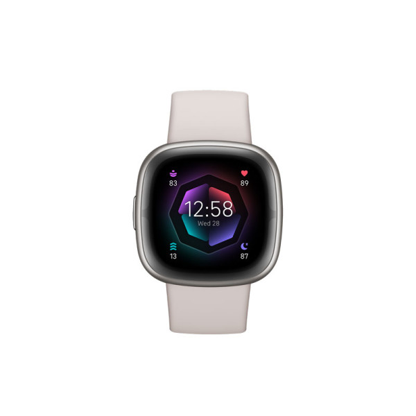 FITBIT FITNESS FB521SRWT-SENSE 2 WHT/PLAT