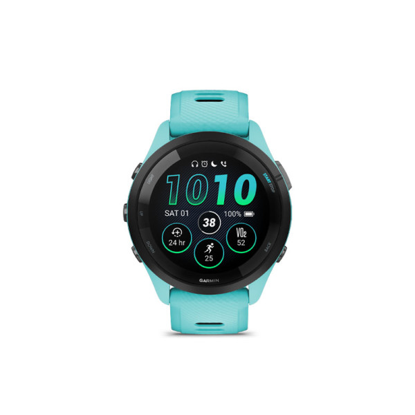 GARMIN SMART WATCH FORERUNNER 265 MUSIC-AQUA
