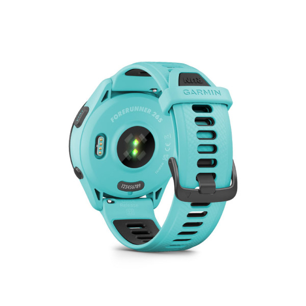GARMIN SMART WATCH FORERUNNER 265 MUSIC-AQUA