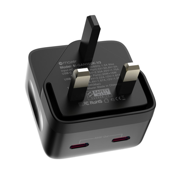 MAZER PHONE ACCESSORIES M-GAN35UK-V3-BK