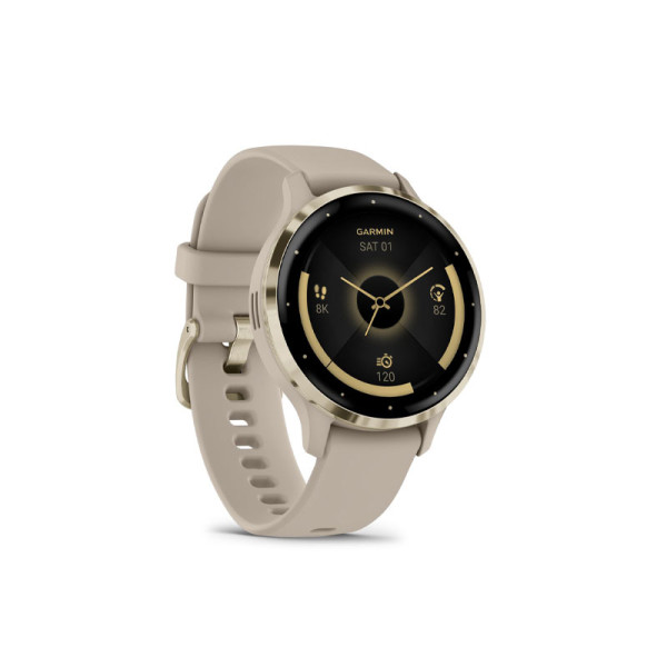 GARMIN SMART WATCH VENU 3S GPS-F.GRAY + S.GOLD 