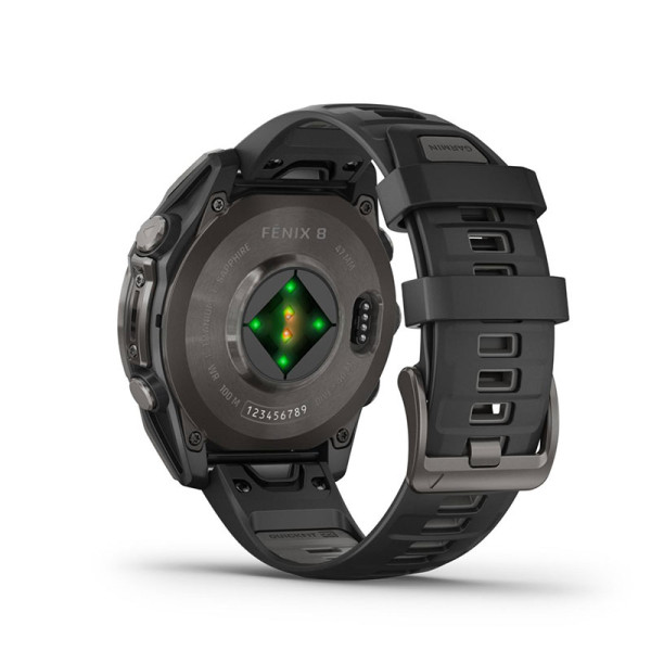 GARMIN FITNESS FENIX 8 47 SAPH BLK