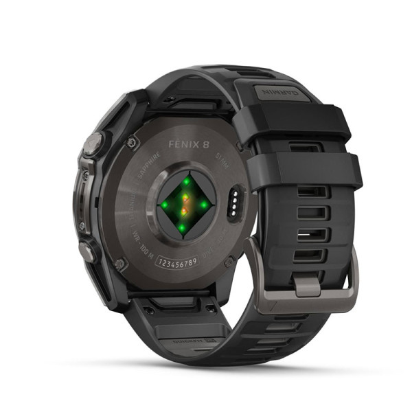GARMIN FITNESS FENIX 8 51 SAPH BLK