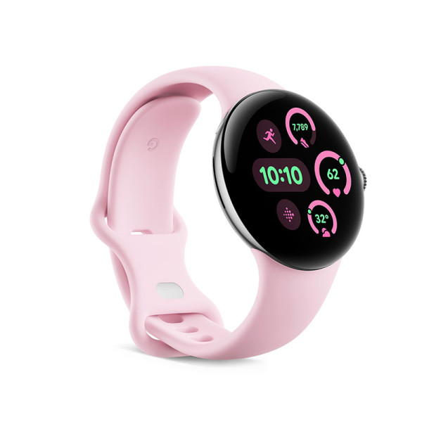 GOOGLE SMART WATCH WATCH 3 41M SIL W ROSE GA05756