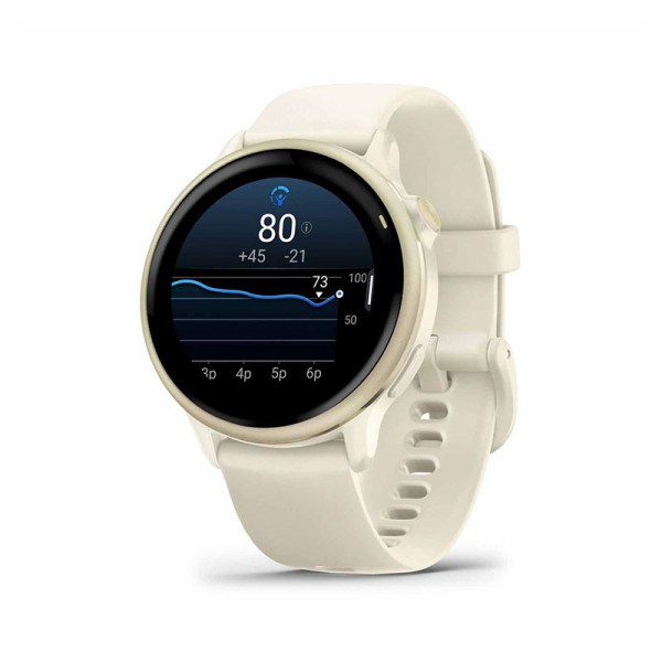 GARMIN SMART WATCH VIVOACTIVE 6, L.GLD/BONE, 42MM