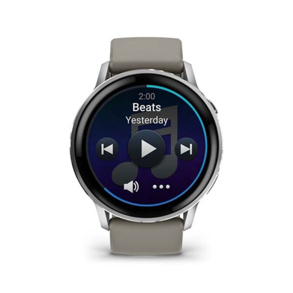 GARMIN SMART WATCH VENU 4 SILVER SIL BAND 45MM