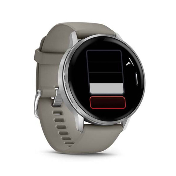 GARMIN SMART WATCH VENU 4 SILVER SIL BAND 45MM