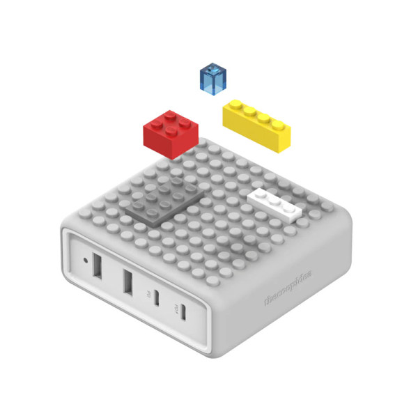 COOPIDEA Apple 3PP Products BUILDER BLOCK CHRG STATION GRY