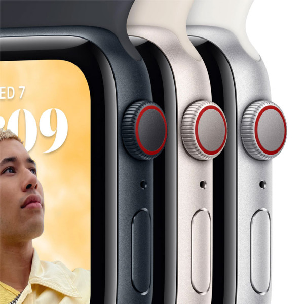 APPLE ~WATCH SE2 44 CEL SILVER ALU S.BAND WHITE REGULAR MNQ23ZP/A