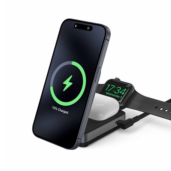 MAZER Apple 3PP Products M-QI2-MAGFOLD05-BK