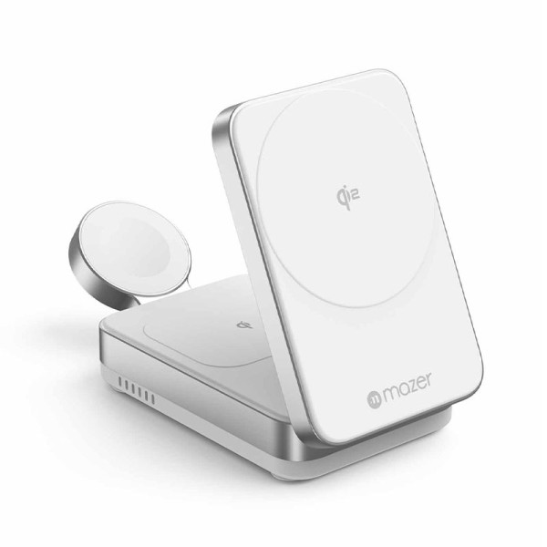 MAZER Apple 3PP Products M-QI2-MAGFOLD05-WH