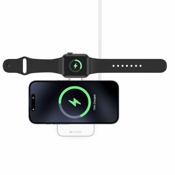 MAZER Apple 3PP Products M-QI2-MAGFOLD05-WH