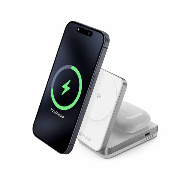 MAZER Apple 3PP Products M-QI2-MAGFOLD02-WH