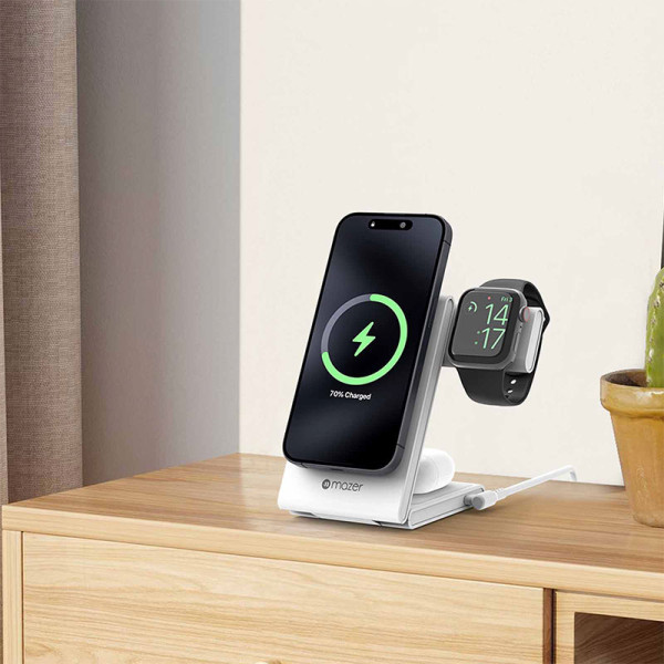 MAZER Apple 3PP Products M-MAGFOLD03-WH 