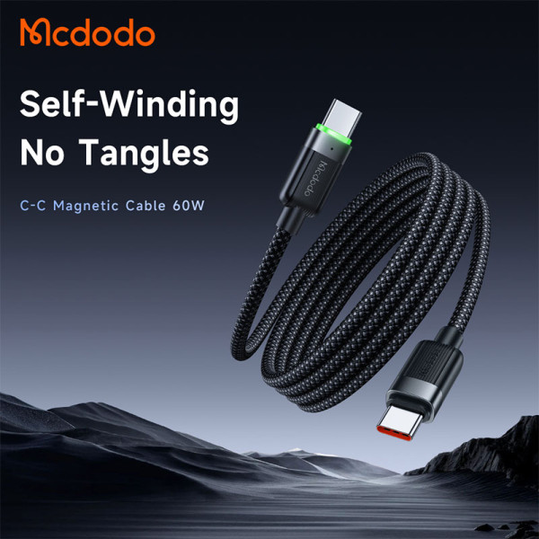MCDODO MCDODO CA-200 USB-C TO USB-C 60W SELF-WIND CABLE CA-200