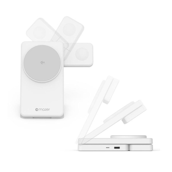 MAZER Apple 3PP Products M-QI2-MAGFOLD06-WH