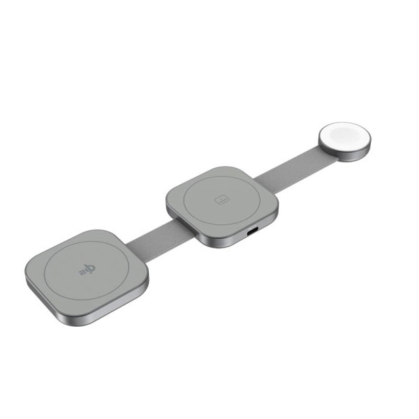 MAZER Apple 3PP Products M-QI2-MAGTRIFOLD03-GY