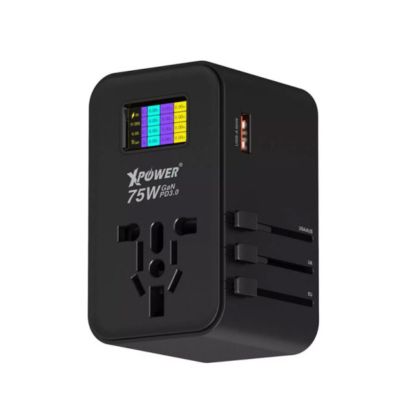 XPOWER XP TA75D LED DISPLAY 75W ADAPTER BLACK XP9478