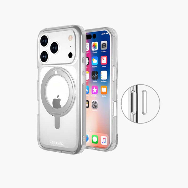 N.BRANDZ Apple 3PP Products N-MAG360-IP17P-CL