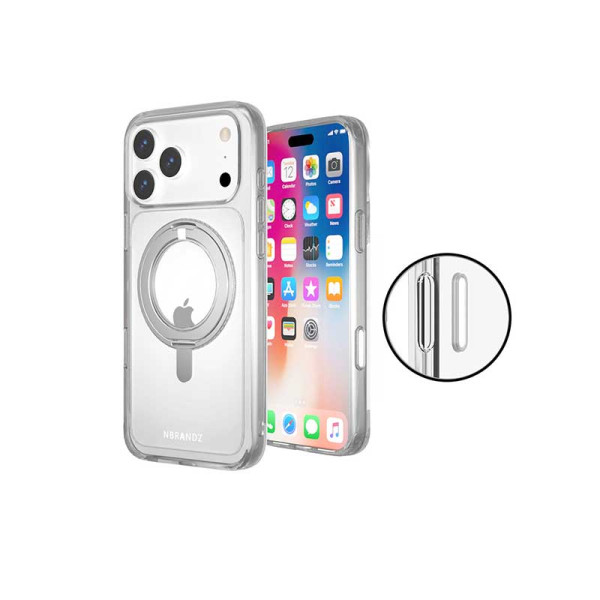 N.BRANDZ Apple 3PP Products N-MAG360-IP17PM-CL