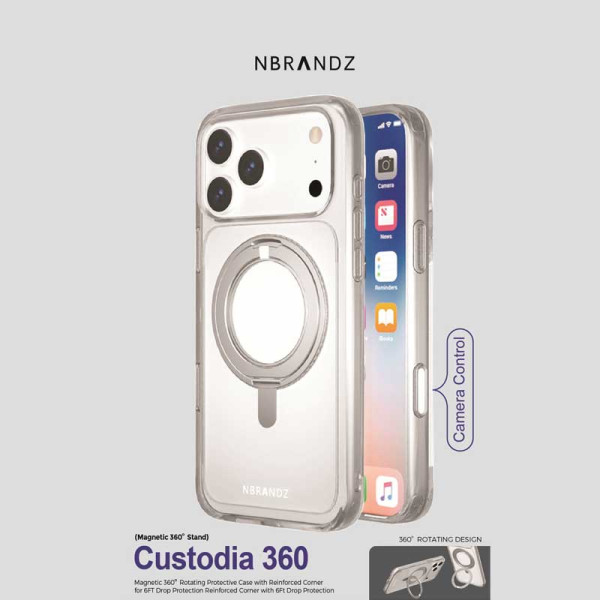 N.BRANDZ Apple 3PP Products N-MAG360-IP17PM-CL