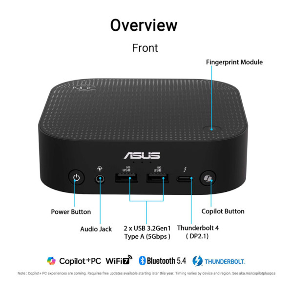 ASUS DESKTOP RNUC14LNKU7094N3