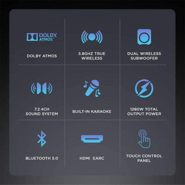 SONICGEAR SOUND BAR STUDIOBAR 9000