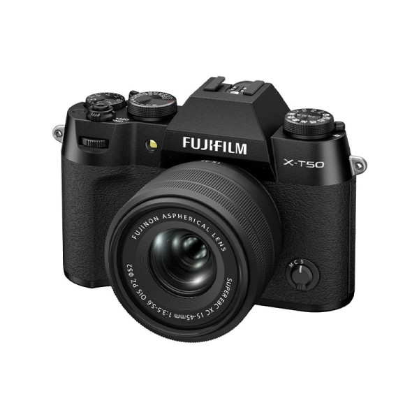 FUJIFILM INTERCHANGEABLE LENS X-T50/ XC15-45MM KIT - BLACK