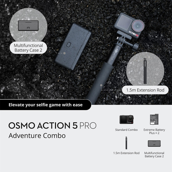 DJI DIGITAL VIDEO CAMERA Osmo Action 5Pro Adventure Cmb