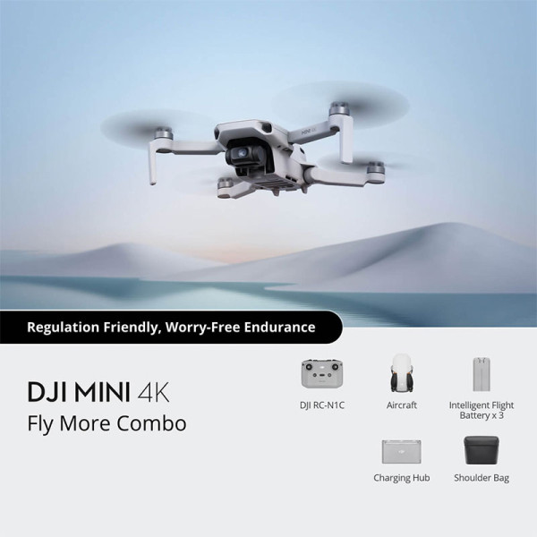 DJI DRONES MINI 4K FLY MORE COMBO (GL)