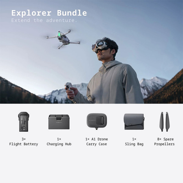 INSTA360 DIGITAL VIDEO CAMERA ANTIGRAVITY A1 8K360 EXP BNDL