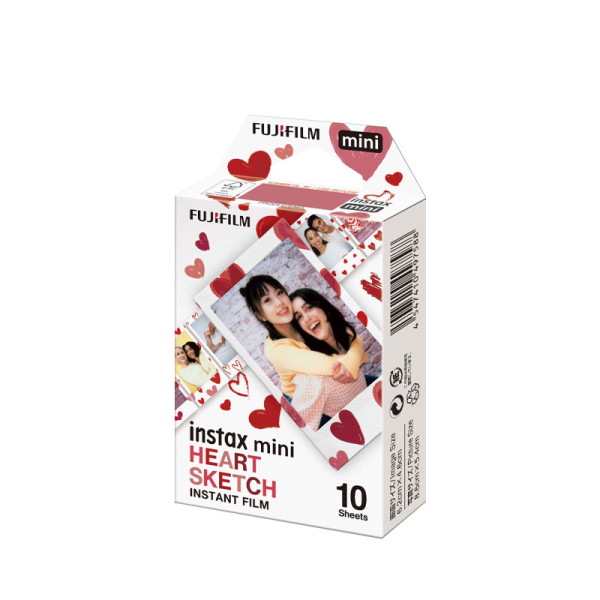 FUJIFILM DSC/DVC ACCESSORIES INSTAX MINI HEART SKETCH FILM