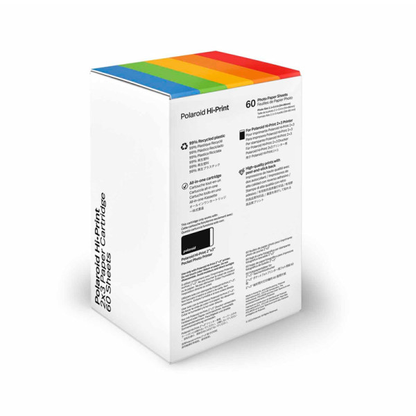 POLAROID DSC/DVC/CAM ACCESSORIES Hi Print 2x3 Paper - 60 Sheets