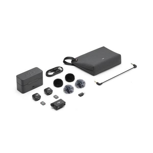 DJI DSC/DVC/CAM ACCESSORIES MIC MINI (2TX+1RX+CHARGE CASE)