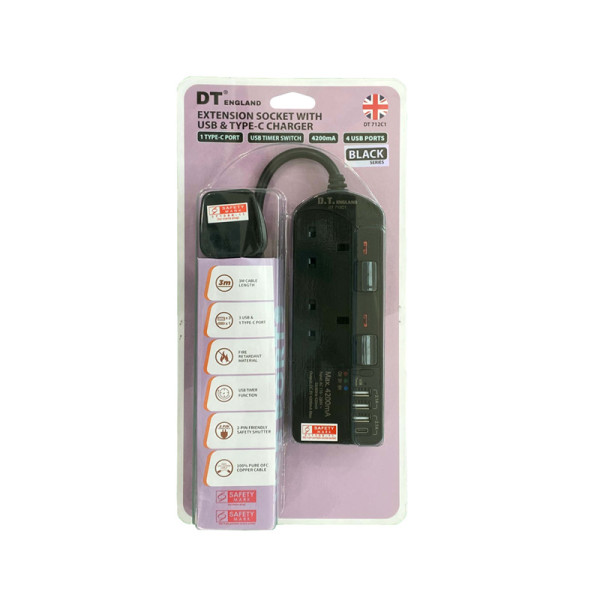 DT ENGLAND CABLE EXTENSION DT 712C1(BK)