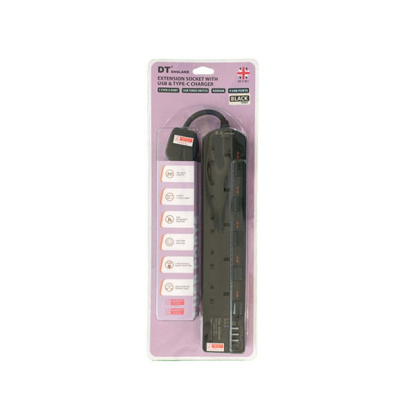 DT ENGLAND CABLE EXTENSION DT 715C1(BK)