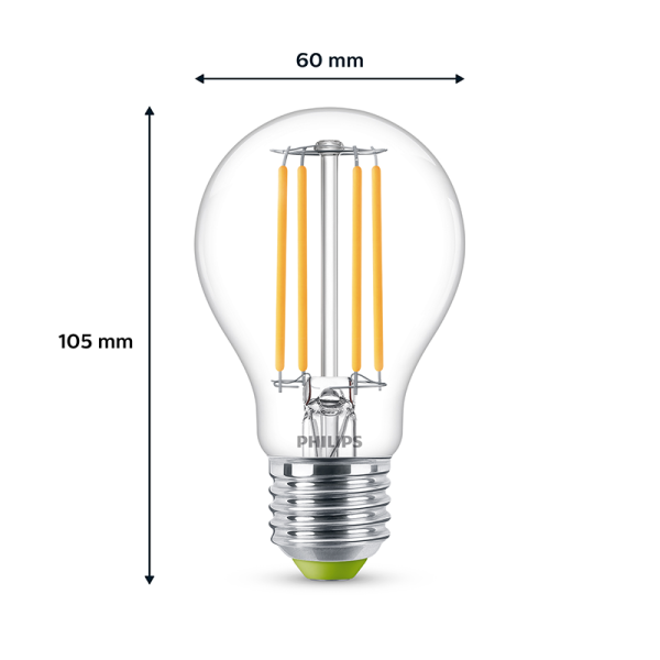 PHILIPS BULBS LED CLA 40W A60 E27 3000K