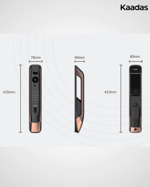 KAADAS DIGITAL LOCK K20 PRO MAX COPPER + R8GD