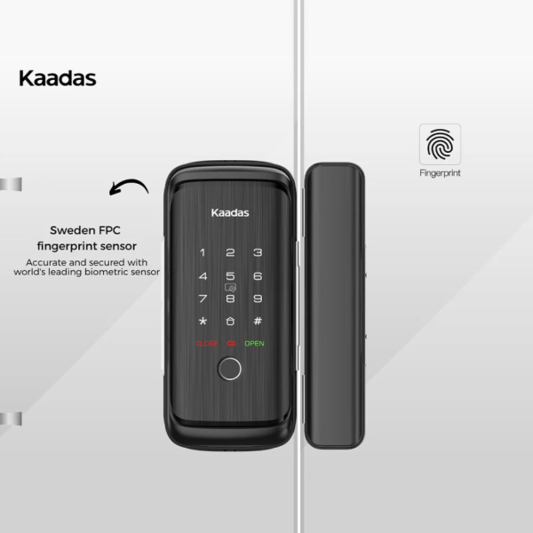 KAADAS DIGITAL LOCK R8L Glass Door Lock
