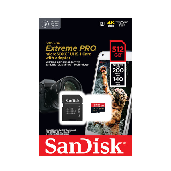 SANDISK MEMORY SD CARD SDSQXCD-512G-GN6MA