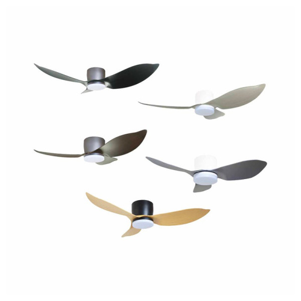 MISTRAL CEILING FAN SOLAR 46-BK/GY