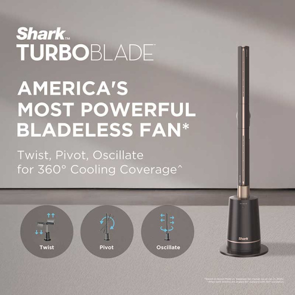 SHARK TURBOBLADE FAN TF200-BLACK