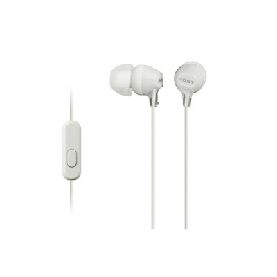 SONY EARPHONES/HEADPHONES/EARBUDS MDR-EX15AP/W