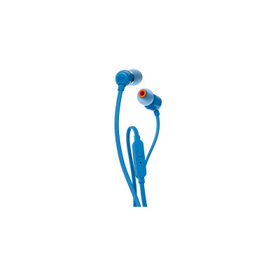 JBL EARPHONES/HEADPHONES/EARBUDS T110-BLUE