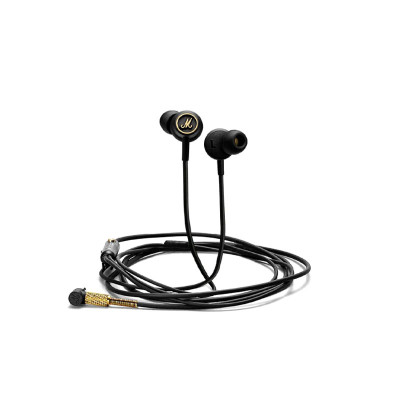 MARSHALL EARPHONES/HEADPHONES/EARBUDS MODE EQ BLACK AND BRASS