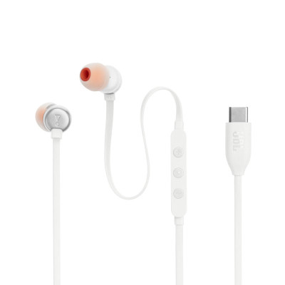 JBL EARPHONES/HEADPHONES/EARBUDS TUNE 310C WHITE