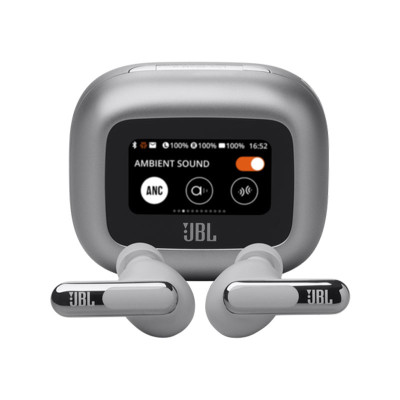 JBL EARPHONES/HEADPHONES/EARBUDS LIVE BEAM 3 TWS SILVER