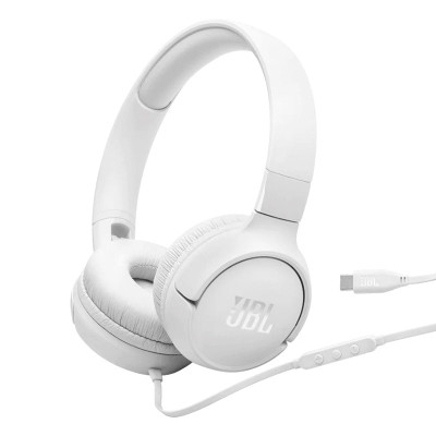 JBL EARPHONES/HEADPHONES/EARBUDS TUNE520C USB-C WHITE
