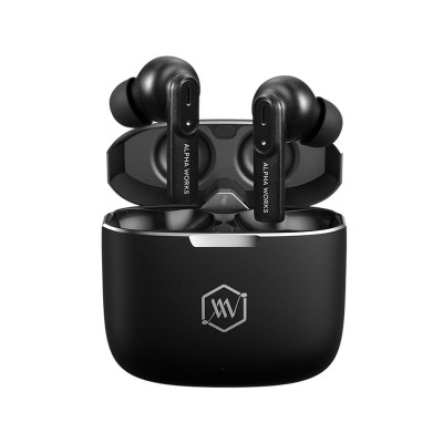 ALPHA WORK EARPHONES/HEADPHONES/EARBUDS AW-CURVE300BLK